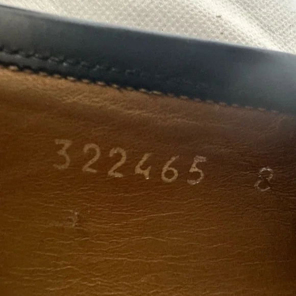 Gucci
Gucci Black Leather Interlocking G Penny Loafers Size 8 - Picture 10 of 16